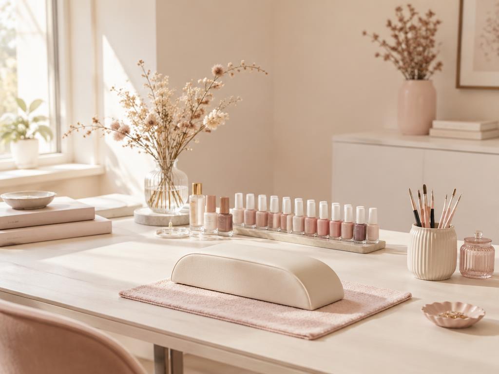 Nail studio workspace — placeholder image